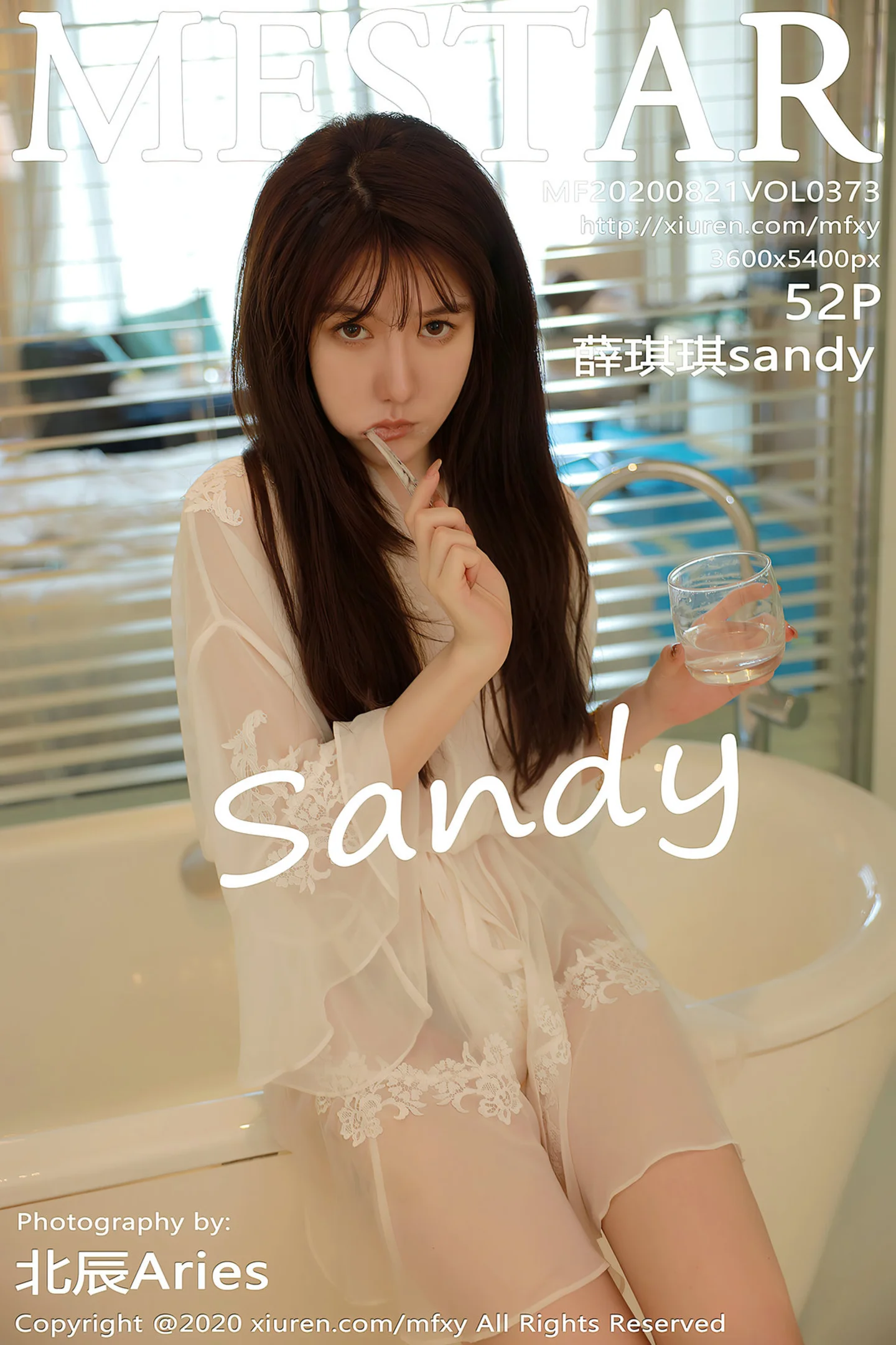 [MFStar模范学院]Vol.373_嫩模薛琪琪sandy居家女友视觉主题浴室薄纱透视诱惑写真52P-秀人网 - XiuRen.Pro